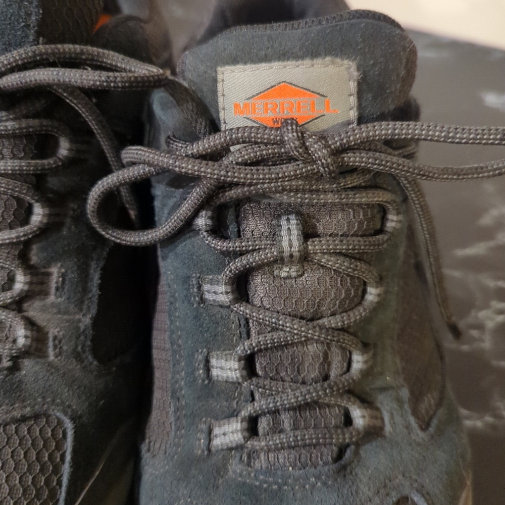 Merrell Black and Gray Men's Shoes - Picture 7 of 13